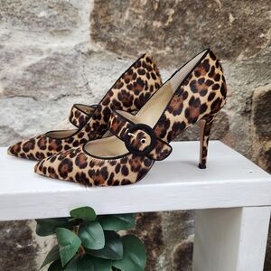 Ann Taylor Leopard Print Heels